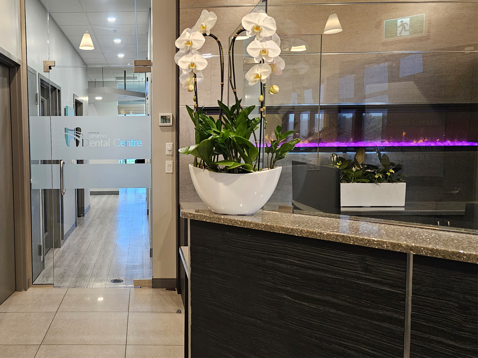 Glass Doors in Dental Office for Infection Control